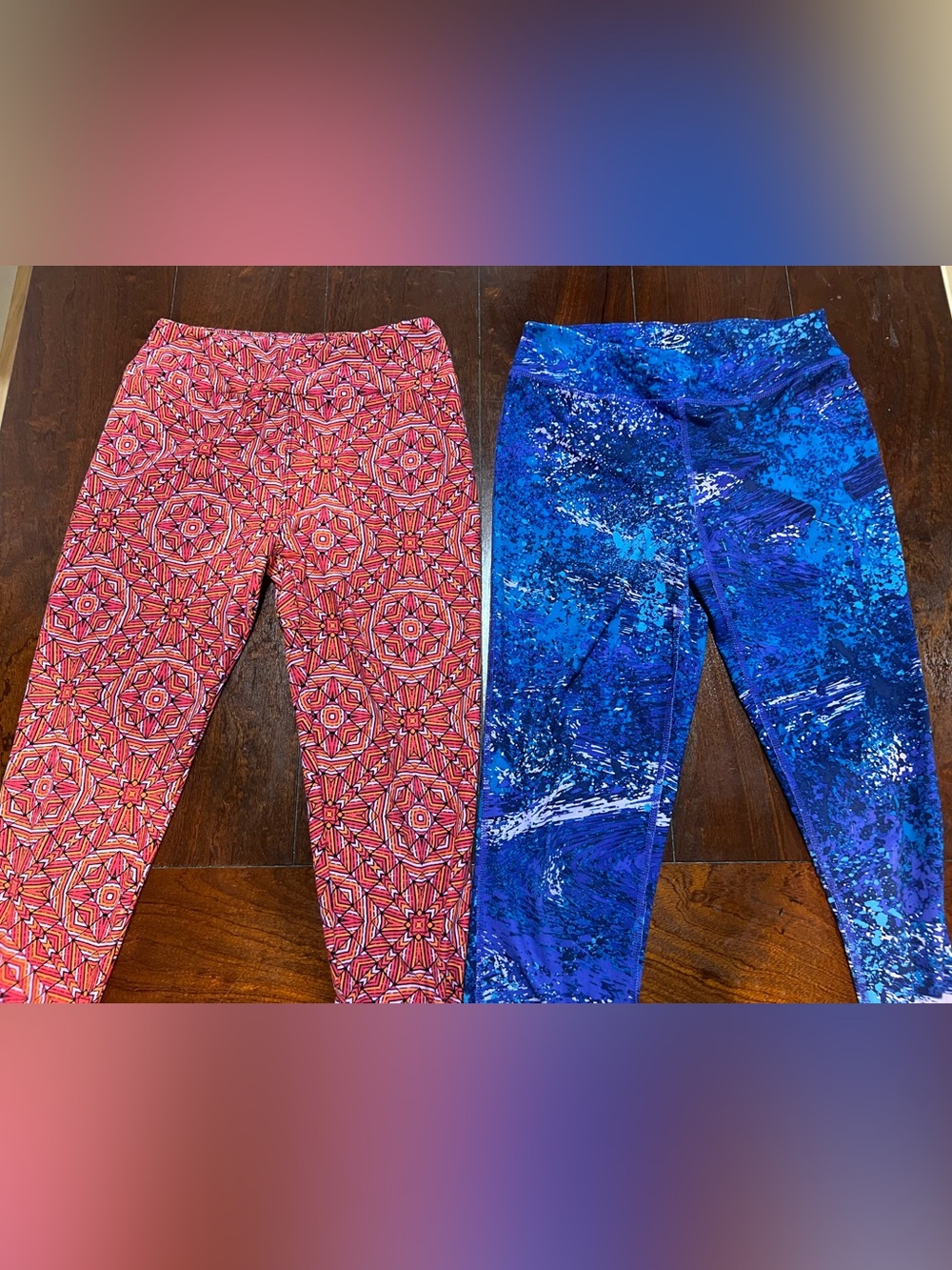 Two Pairs of Cute Patterned Leggings